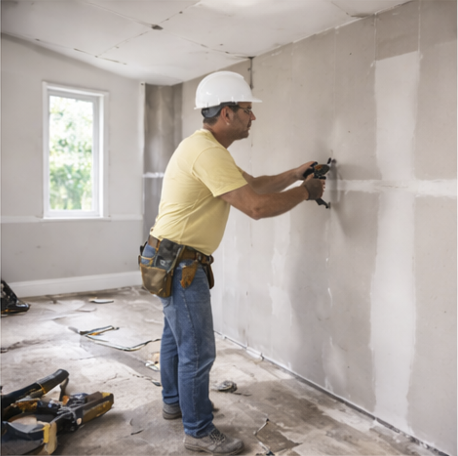 sheetrock installation pic